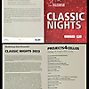 Progamm des Oktett-Konzertes von projects4cellos beim Open-Air-Musikfestival 'Classic Nights' 2023 in Brauweiler