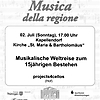 Konzertplakat für Kapellendorf 2023 (Stadt- und Dorfkirchenmusiken im Weimarer Land 2023)