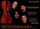 Konzertplakat Weimar (als Celloensemble Quaternary) (2009)