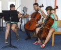 Mit Markus beim Cello- und Kammermusik-Workshop der Vier EvangCellisten (21. & 22.07.2013) innerhalb der 