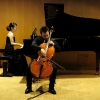 Alexey Shestiperov (Violoncello) & Yasuko Sugimoto-Shestiperov (Klavier) während des Festkonzertes der 