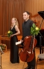 Das Duo Zmeck- Ahmadieh nach dessen Sonatenabend zum Richard-Strauss-Jahr innerhalb der 