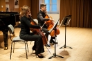Tamara Melikian und Markus Jung vom Dúo Céllico während ihres Konzertteils im Eröffnungs-Triptychon der 
