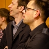 Markus mit Alexander Bätzel während des Auftritts von 'Bows'n'Beats' innerhalb der 