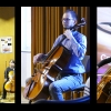 Mit Hanno, Markus & Michael Falk bei der Abschlusspräsentation des Cello-Orchester-Workshops der 