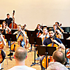 projects4cellos und Kursteilnehmer bei der Abschlusspräsentation des Cello-Orchester-Workshops innerhalb der 