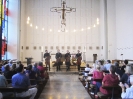 Die Vier EvangCellisten in der Christkönigskirche in Fürth 2014 (Foto: Gemeinde Christkönig Fürth, Archiv)