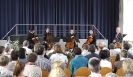 Die Vier EvangCellisten mit Udo Hartlmaier im Release-Konzert von 