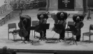 Die Vier EvangCellisten während ihres Konzertes in Selb 2016 (innerhalb der 
