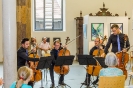 Die Vier EvangCellisten beim Konzert am 13.08.2015 im Foyer des Heilig-Geist-Spitals in Ravensburg (Foto: Michael Gregorowius, Archiv)