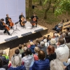 Die Vier EvangCellisten in Benneckenstein / Festival THEATERNATUR 2019 (Foto: Frank Drechsler)