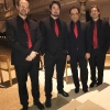 Die Vier EvangCellisten nach dem Konzert in Schwarzenbach / Saale 2020 (Foto: Christa Klie, Archiv)