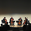 projects4cellos bei ihrem Konzert im Auditorium des Porzellanikon Selb 2022 (Foto: Archiv)
