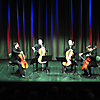 projects4cellos bei ihrem Konzert im Schauspielhaus Neubrandenburg 2023 (Foto: Archiv)